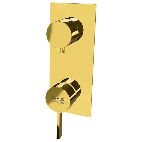 Смеситель для душа Remer Metrica MC92WBDO, золото глянцевое Смеситель для душа Remer Metrica MC92WBDO, золото глянцевое