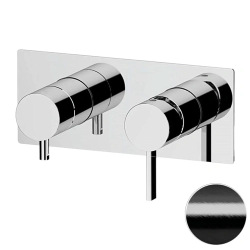 Смеситель для душа Remer Metrica MC92ZCFP, черный брашированный хром Смеситель для душа Remer Metrica MC92ZCFP, черный брашированный хром