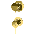 Смеситель для душа Remer Metrica MC93PWBDO, золото глянцевое Смеситель для душа Remer Metrica MC93PWBDO, золото глянцевое