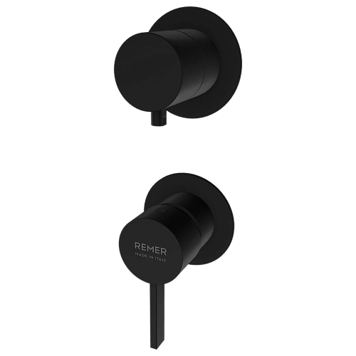 Смеситель для душа Remer Metrica MC93PWBNO, черный матовый Смеситель для душа Remer Metrica MC93PWBNO, черный матовый