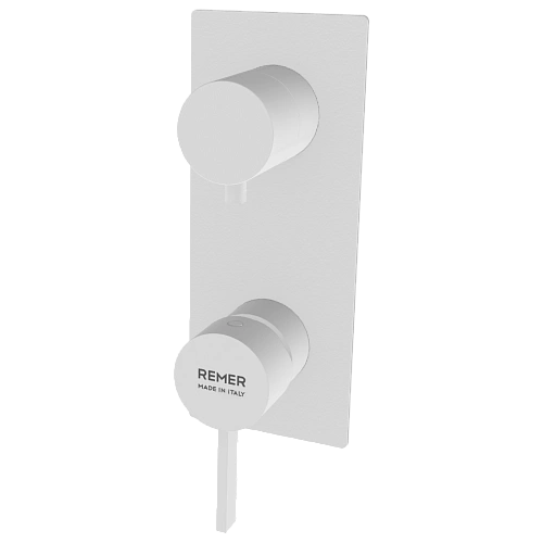 Смеситель для душа Remer Metrica MC93WBBO, белый матовый Смеситель для душа Remer Metrica MC93WBBO, белый матовый