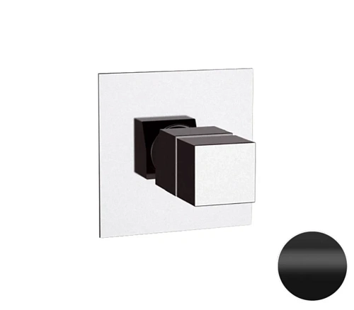 Смеситель для душа Remer Q-Elegance QT30NO термостатический, черный матовый Смеситель для душа Remer Q-Elegance QT30NO термостатический, черный матовый