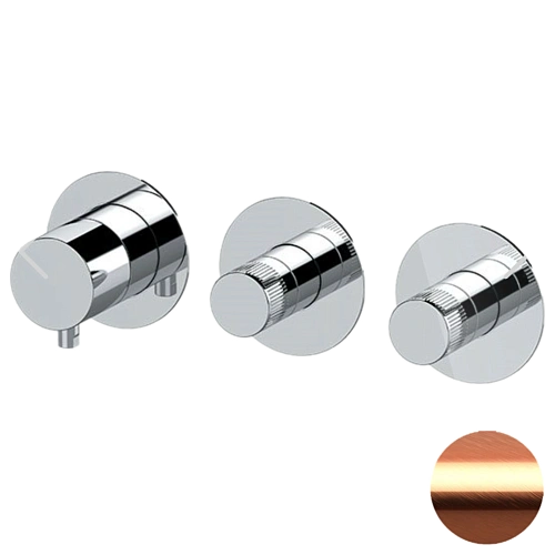 Смеситель для душа Remer X Style N98D2PWBRP, медь брашированная Смеситель для душа Remer X Style N98D2PWBRP, медь брашированная