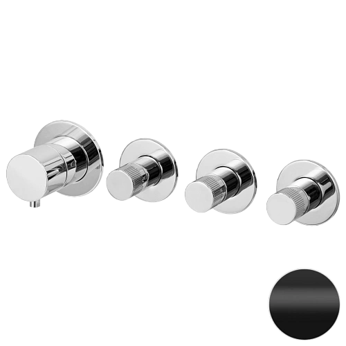 Смеситель для душа Remer X Style N98D3PWBNO, черный матовый Смеситель для душа Remer X Style N98D3PWBNO, черный матовый