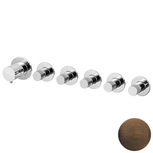 Смеситель для душа Remer X Style N98D5PWBBR, бронза масляная Смеситель для душа Remer X Style N98D5PWBBR, бронза масляная