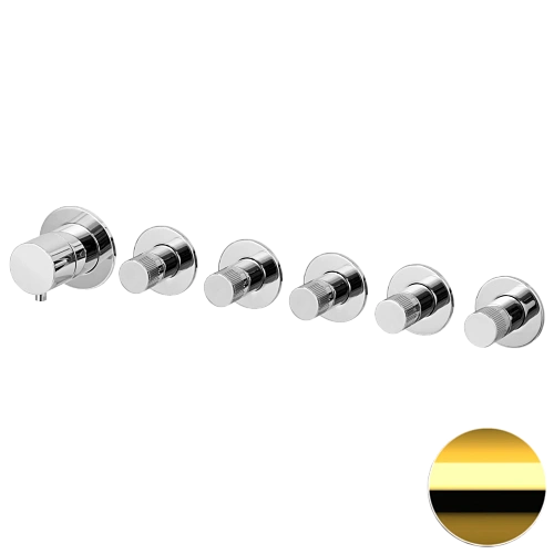 Смеситель для душа Remer X Style N98D5PWBDO, золото глянцевое Смеситель для душа Remer X Style N98D5PWBDO, золото глянцевое