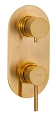 Смеситель для душа Remer X Style X92KBBG, золото брашированное Смеситель для душа Remer X Style X92KBBG, золото брашированное