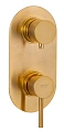 Смеситель для душа Remer X Style X92KBBG, золото брашированное Смеситель для душа Remer X Style X92KBBG, золото брашированное