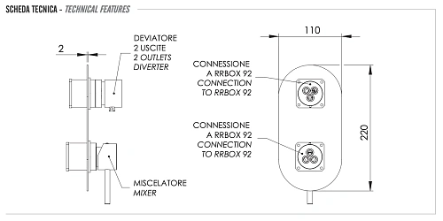 Смеситель для душа Remer X Style X92KBBO, белый матовый Смеситель для душа Remer X Style X92KBBO, белый матовый