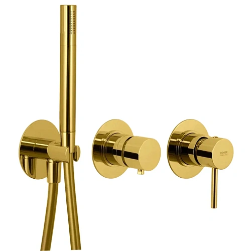 Смеситель для душа Remer X Style X97D3PDO, золото глянцевое Смеситель для душа Remer X Style X97D3PDO, золото глянцевое