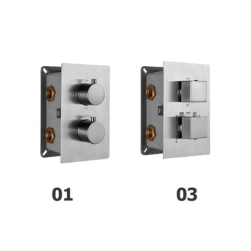 Смеситель для душа RGW Shower Panels SP-42 21140542-11 термостатический, встраиваемый Смеситель для душа RGW Shower Panels SP-42 21140542-11 термостатический, встраиваемый