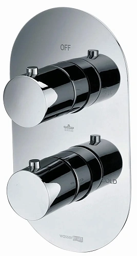 Смеситель для душа Wasserkraft Berkel 4800 4844 Thermo термостатический Смеситель для душа Wasserkraft Berkel 4800 4844 Thermo термостатический