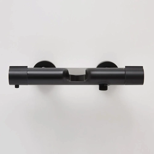 Смеситель для душа WasserKRAFT Elbe 7411 Thermo термостатический черный Смеситель для душа WasserKRAFT Elbe 7411 Thermo термостатический черный