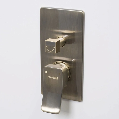 Смеситель для душа WasserKRAFT Exter 1641 светлая бронза Смеситель для душа WasserKRAFT Exter 1641 светлая бронза