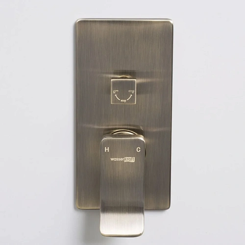 Смеситель для душа WasserKRAFT Exter 1641 светлая бронза Смеситель для душа WasserKRAFT Exter 1641 светлая бронза