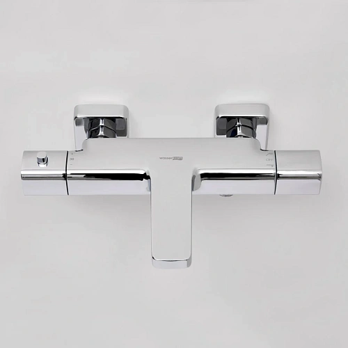 Смеситель для душа WasserKRAFT Naab 8611 Thermo термостатический хром Смеситель для душа WasserKRAFT Naab 8611 Thermo термостатический хром