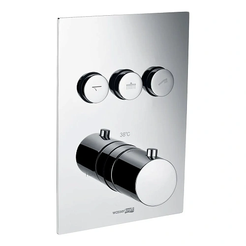 Смеситель для душа WasserKRAFT Neime 1944 Thermo хром Смеситель для душа WasserKRAFT Neime 1944 Thermo хром