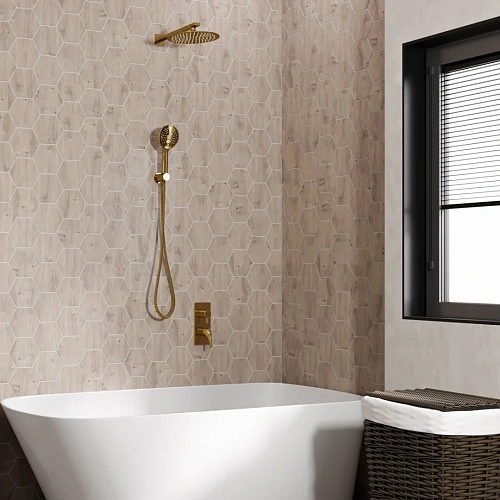 Смеситель для душа WasserKRAFT Sauer 7171 золото Смеситель для душа WasserKRAFT Sauer 7171 золото