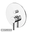 Смеситель для душа WHITECROSS Y Y1235CR скрытого монтажа, хром Смеситель для душа WHITECROSS Y Y1235CR скрытого монтажа, хром