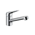 Смеситель для кухни Hansgrohe 100, CoolStart, EcoSmart, 1jet 71809000, хром Смеситель для кухни Hansgrohe 100, CoolStart, EcoSmart, 1jet 71809000, хром