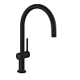 Смеситель для кухни Hansgrohe 220, 1jet 72804670, матовый черный Смеситель для кухни Hansgrohe 220, 1jet 72804670, матовый черный
