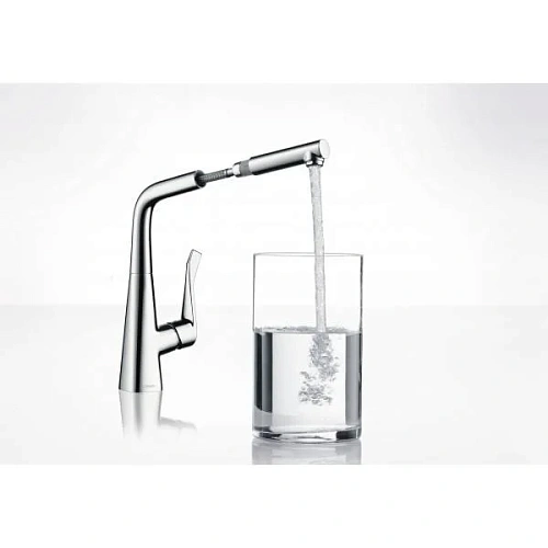 Смеситель для кухни hansgrohe Metris 14821800 Смеситель для кухни hansgrohe Metris 14821800