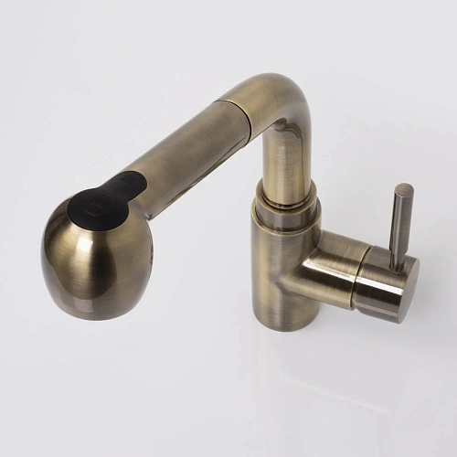 Смеситель для кухни WasserKRAFT A8237 с выдвижной лейкой светлая бронза Смеситель для кухни WasserKRAFT A8237 с выдвижной лейкой светлая бронза