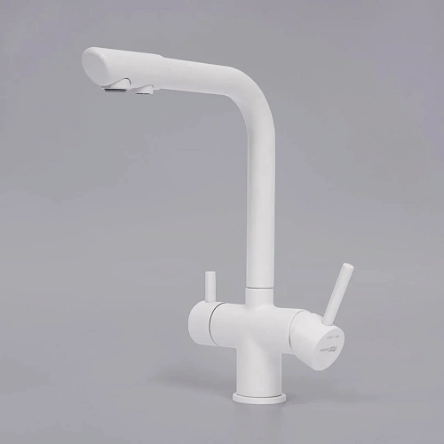 Смеситель для кухни WasserKRAFT A8357 под фильтр белый Смеситель для кухни WasserKRAFT A8357 под фильтр белый