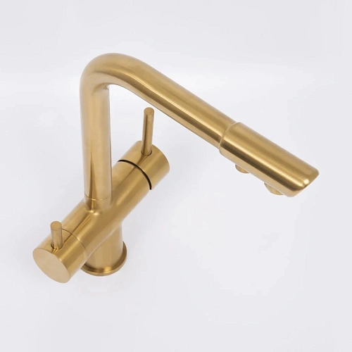 Смеситель для кухни WasserKRAFT A8387 под фильтр золото Смеситель для кухни WasserKRAFT A8387 под фильтр золото