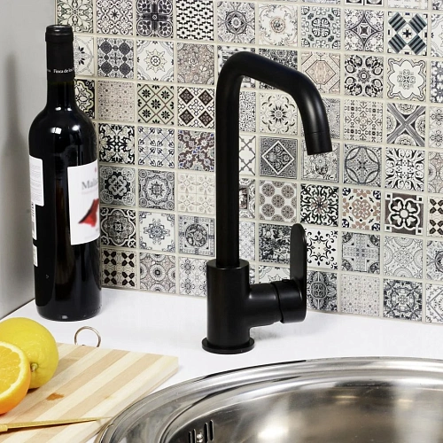 Смеситель для кухни WasserKRAFT Elbe A7407 черный Смеситель для кухни WasserKRAFT Elbe A7407 черный