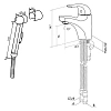 Смеситель для раковины AM.PM F7P03032 с ручным душем, без донного клапана Смеситель для раковины AM.PM F7P03032 с ручным душем, без донного клапана