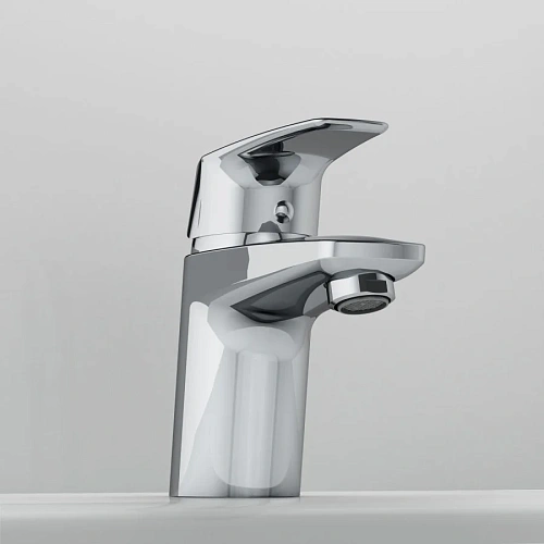 Смеситель для раковины AM.PM Gem F9082100 с донным клапаном Смеситель для раковины AM.PM Gem F9082100 с донным клапаном