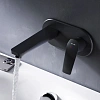 Смеситель для раковины AM.PM Gem F90A72222 встраиваемый, черный Смеситель для раковины AM.PM Gem F90A72222 встраиваемый, черный
