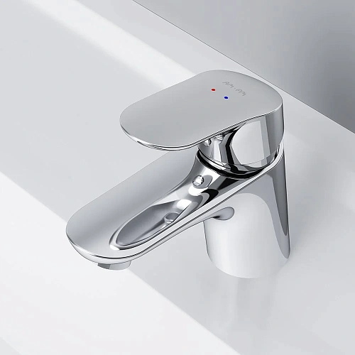 Смеситель для раковины AM.PM Like F8002116 излив 105 мм, хром Смеситель для раковины AM.PM Like F8002116 излив 105 мм, хром