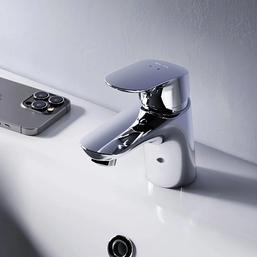 Смеситель для раковины AM.PM Like F8002116 излив 105 мм, хром Смеситель для раковины AM.PM Like F8002116 излив 105 мм, хром