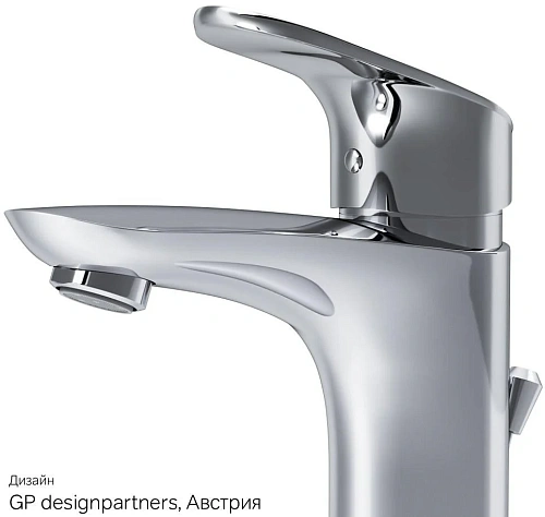 Смеситель для раковины AM.PM Like F8092116 с донным клапаном, хром Смеситель для раковины AM.PM Like F8092116 с донным клапаном, хром