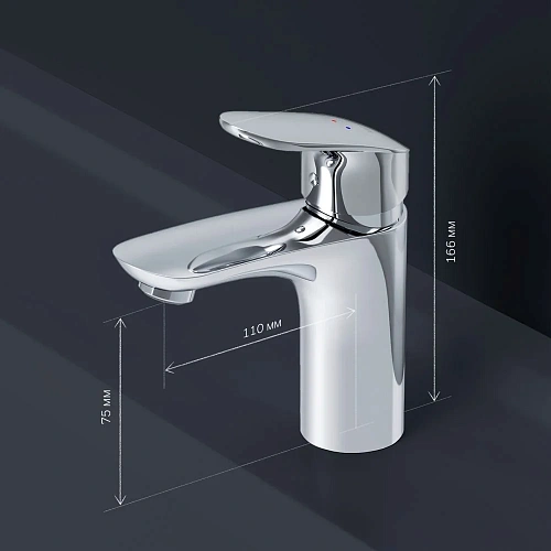 Смеситель для раковины AM.PM Like F8093016 хром Смеситель для раковины AM.PM Like F8093016 хром