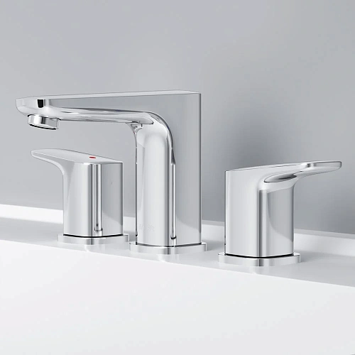 Смеситель для раковины AM.PM Spirit F7008000 трехсекционный Смеситель для раковины AM.PM Spirit F7008000 трехсекционный