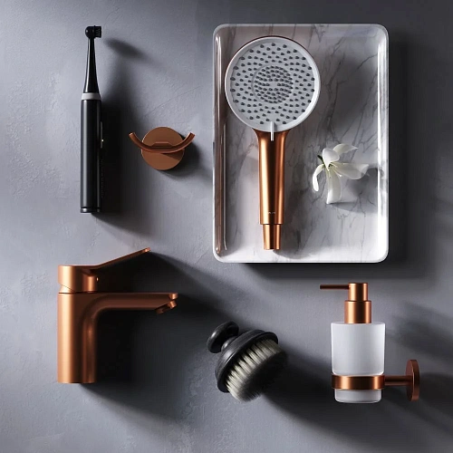 Смеситель для раковины AM.PM X-Joy F85A02144 розовое золото Смеситель для раковины AM.PM X-Joy F85A02144 розовое золото