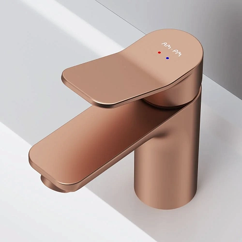 Смеситель для раковины AM.PM X-Joy F85A02144 розовое золото Смеситель для раковины AM.PM X-Joy F85A02144 розовое золото