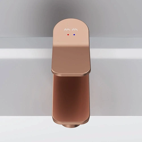 Смеситель для раковины AM.PM X-Joy F85A02144 розовое золото Смеситель для раковины AM.PM X-Joy F85A02144 розовое золото