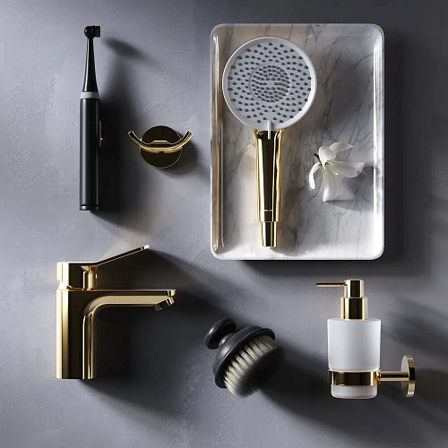 Смеситель для раковины AM.PM X-Joy F85A02199 золото Смеситель для раковины AM.PM X-Joy F85A02199 золото