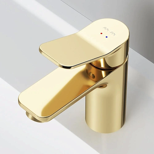 Смеситель для раковины AM.PM X-Joy F85A02199 золото Смеситель для раковины AM.PM X-Joy F85A02199 золото