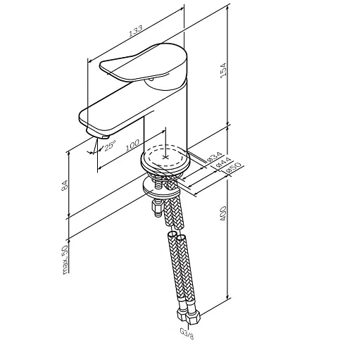 Смеситель для раковины AM.PM X-Joy F85A02199 золото Смеситель для раковины AM.PM X-Joy F85A02199 золото