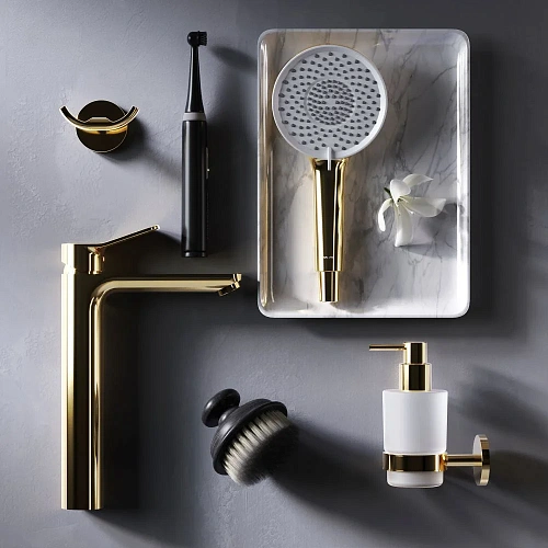 Смеситель для раковины AM.PM X-Joy F85A92099, высокий, золото Смеситель для раковины AM.PM X-Joy F85A92099, высокий, золото