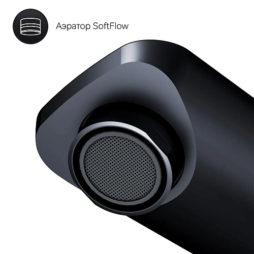 Смеситель для раковины AM.PM X-Joy F85A92522 высокий, черный Смеситель для раковины AM.PM X-Joy F85A92522 высокий, черный