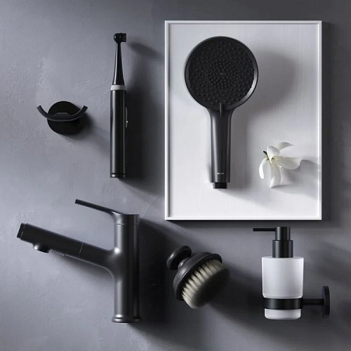 Смеситель для раковины AM.PM X-Joy F85B02922 с вытяжным изливом, черный Смеситель для раковины AM.PM X-Joy F85B02922 с вытяжным изливом, черный