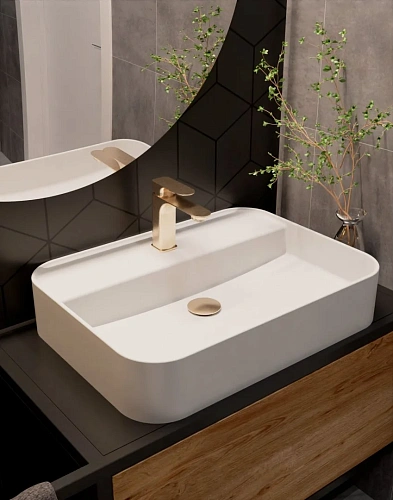 Смеситель для раковины AQUAme Monza AQM6310BG Brushed gold Смеситель для раковины AQUAme Monza AQM6310BG Brushed gold