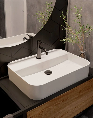 Смеситель для раковины AQUAme Siena AQM 6210GM 82мм, Gun metal AQM6210GM Смеситель для раковины AQUAme Siena AQM 6210GM 82мм, Gun metal AQM6210GM