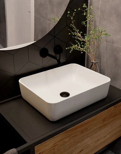 Смеситель для раковины AQUAme Siena AQM 6215MB на 2 отв. 180мм, внутр монтаж в компл, Черный матовый AQM6215MB Смеситель для раковины AQUAme Siena AQM 6215MB на 2 отв. 180мм, внутр монтаж в компл, Черный матовый AQM6215MB